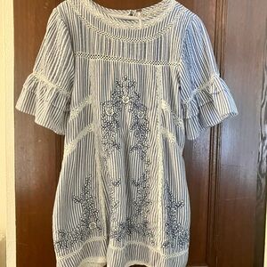 (SOLD) Free People Swing Mini Dress size small